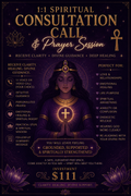 Consultation Call and Prayer Session 111 Spiritual Guidance Healing Support Intuitive Coaching