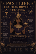 Egyptian Royalty Past Life Reading • Soul Origins, Karmic Gifts & Sacred Contracts