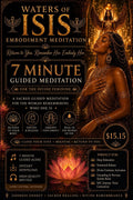 Waters of Isis Embodiment Meditation | Guided Audio • Divine Feminine Healing • Nervous System Reset • Instant Download